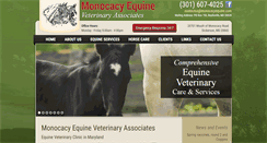 Desktop Screenshot of monocacyequine.com